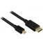 Кабель Mini DisplayPort (M) - DisplayPort (M), 1.8м, KS-IS KS-591