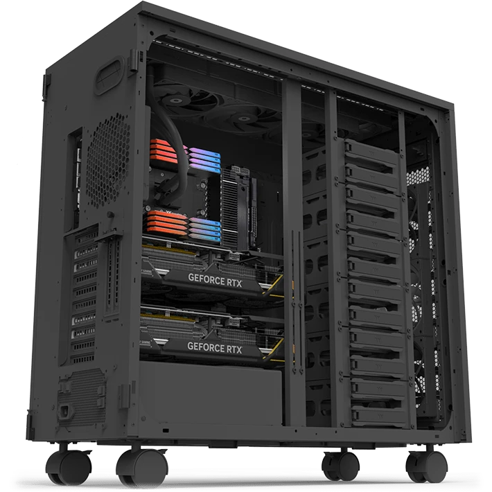 Корпус Thermaltake AX700 TG Black (CA-11B-00F1WN-00) - фото 7