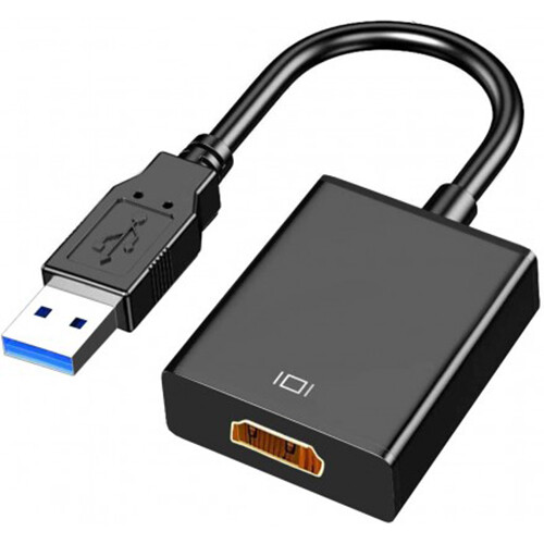 Переходник USB A (M) - HDMI (F), KS-IS KS-488