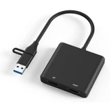 Переходник USB A (M)/USB Type-C  (M) - 2x HDMI (F), KS-IS KS-821L1