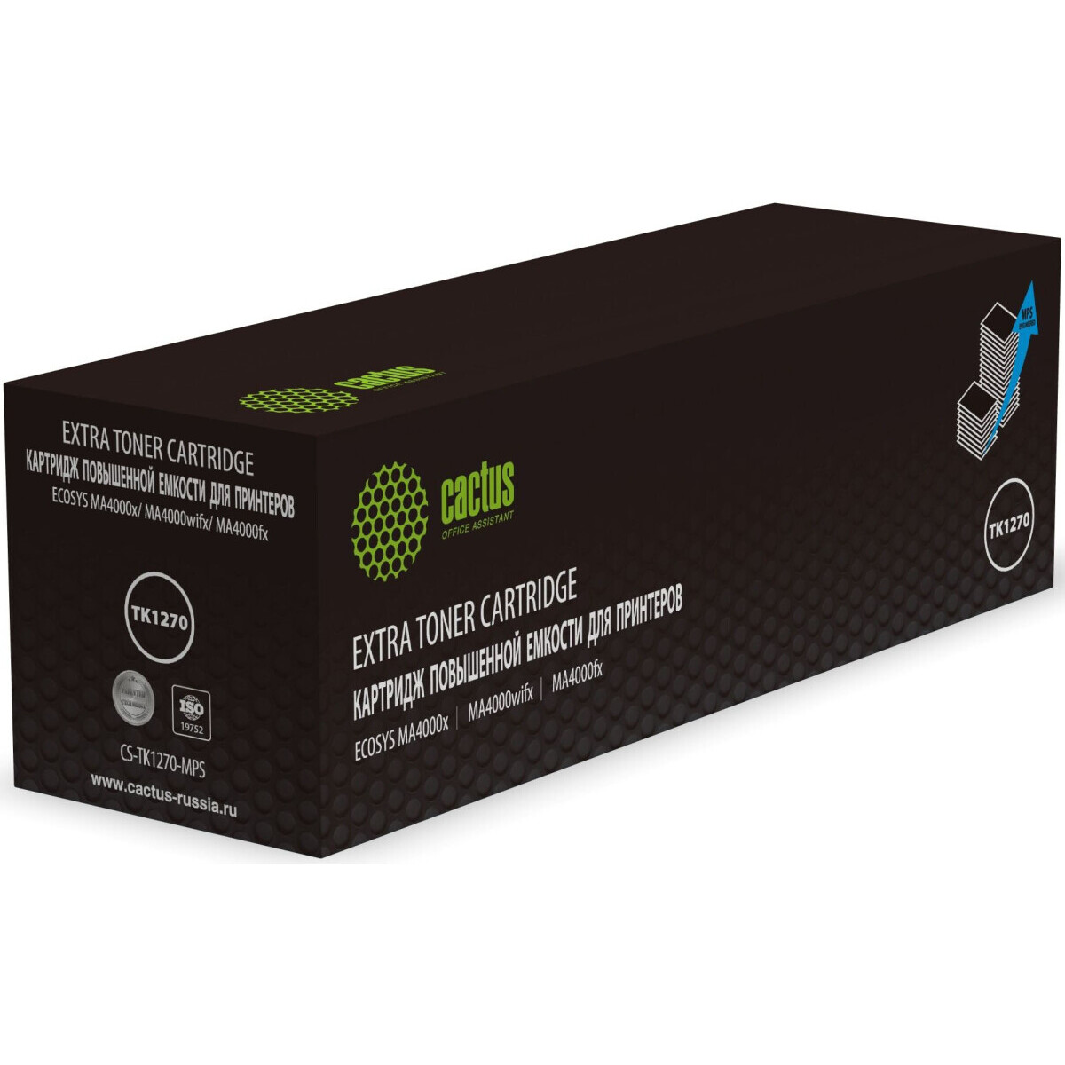 Картридж Cactus CS-TK1270-MPS Black