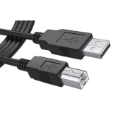 Кабель USB A (M) - USB B (M), 1.8м, KS-IS KS-466-2