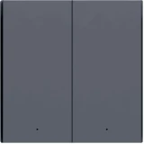 Умный выключатель Aqara Wireless Remote Switch H1 Graphite (Double Rocker) (WRS-R02_graphite)
