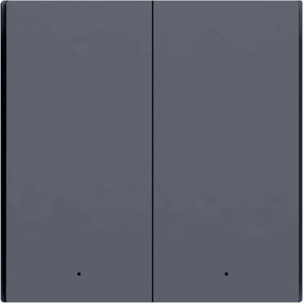 Умный выключатель Aqara Wireless Remote Switch H1 Graphite (Double Rocker) - WRS-R02_graphite