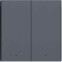 Умный выключатель Aqara Wireless Remote Switch H1 Graphite (Double Rocker) - WRS-R02_graphite