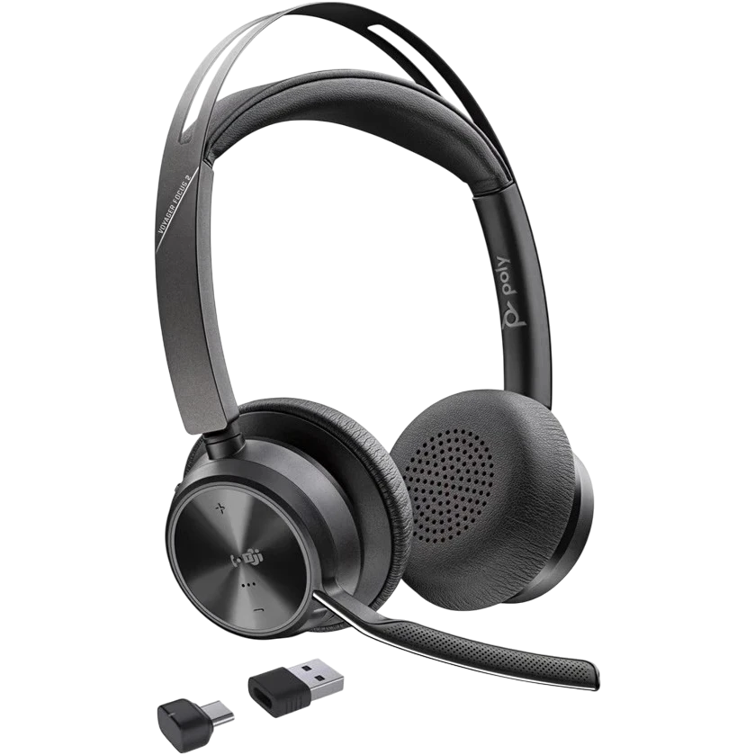 Гарнитура Plantronics (Poly) Voyager Focus 2 Teams + USB-C/A Adapter - 9T9J4AA
