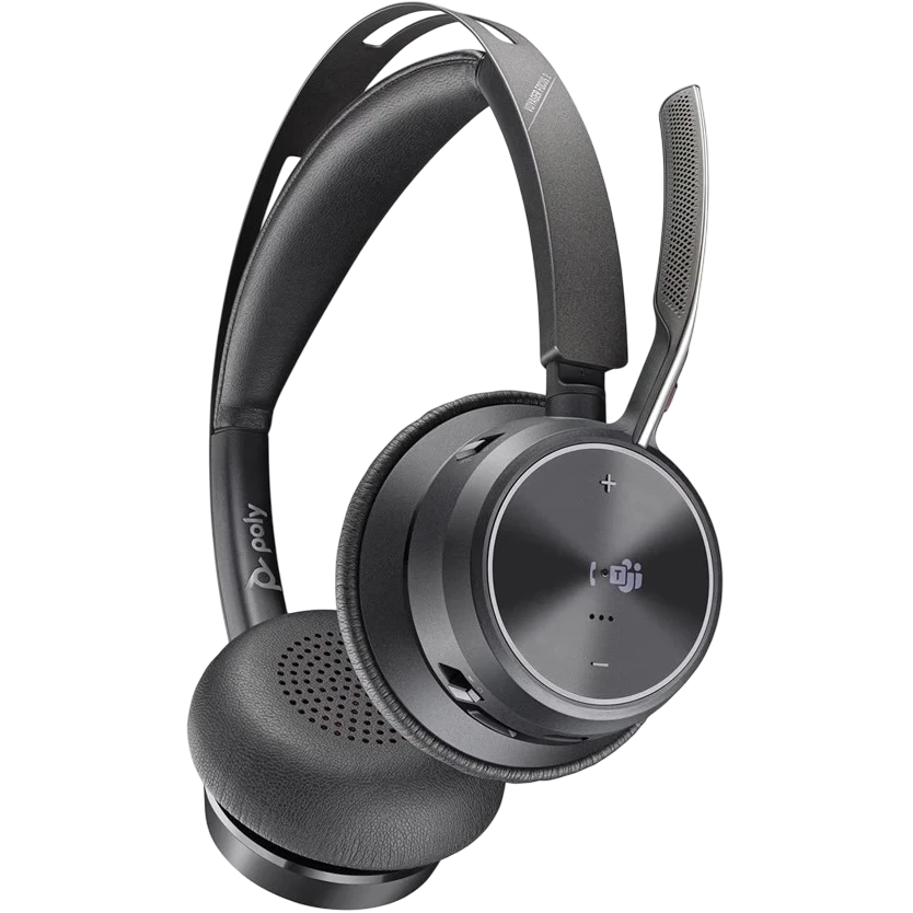 Гарнитура Plantronics (Poly) Voyager Focus 2 Teams + USB-C/A Adapter - 9T9J4AA - фото 2