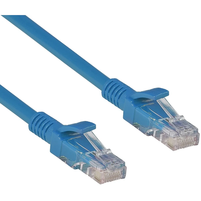 Патч-корд ExeGate UTP-RJ45-RJ45-5e-CU-3M-BL, 3м - EX300497RUS