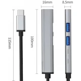 Док-станция KS-is USB-C 5-in-1 (KS-748)