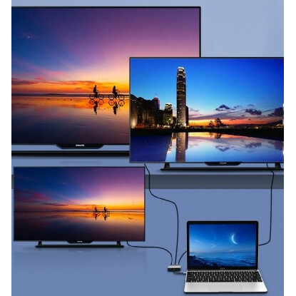 Док-станция KS-is USB-C 5-in-1 (KS-476) - фото 4