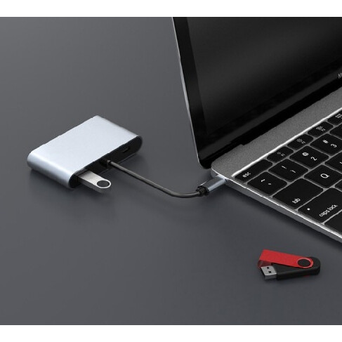 Док-станция KS-is USB-C 5-in-1 (KS-476) - фото 7