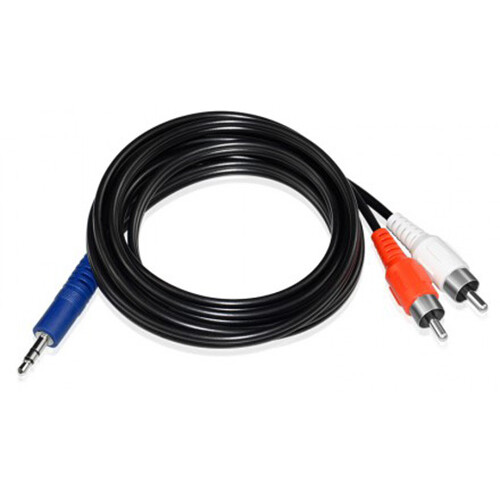Кабель 3.5 Jack (M) - 2x RCA (M), 1м, KS-IS KS-574
