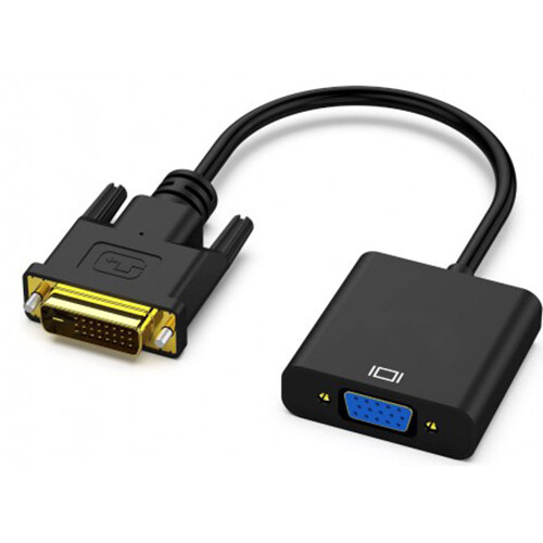 Переходник DVI (M) - VGA (F), KS-IS KS-735
