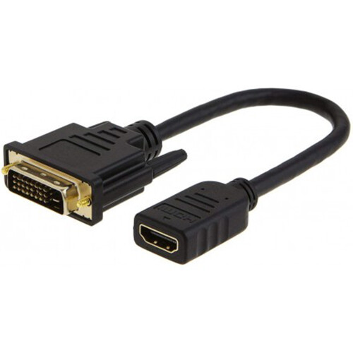 Переходник HDMI (F) - DVI (M), KS-IS KS-446