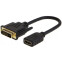 Переходник HDMI (F) - DVI (M), KS-IS KS-446