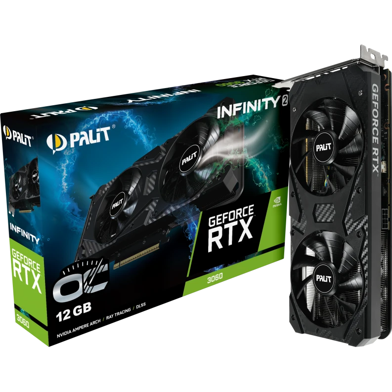 Видеокарта NVIDIA GeForce RTX 3060 Palit Infinity 2 OC 12GB (NE63060U19K9-PG190L) - фото 8
