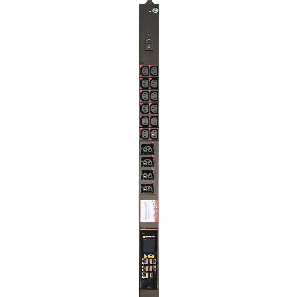 Блок розеток Lanmaster LAN-PDUVM316C-36L12Z-03BK - фото 2