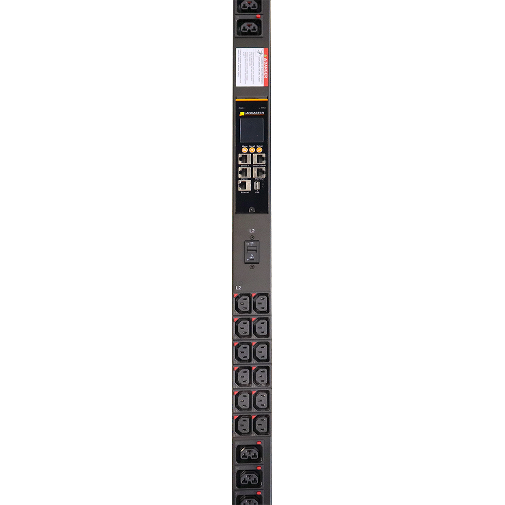 Блок розеток Lanmaster LAN-PDUVM316C-36L12Z-03BK - фото 3