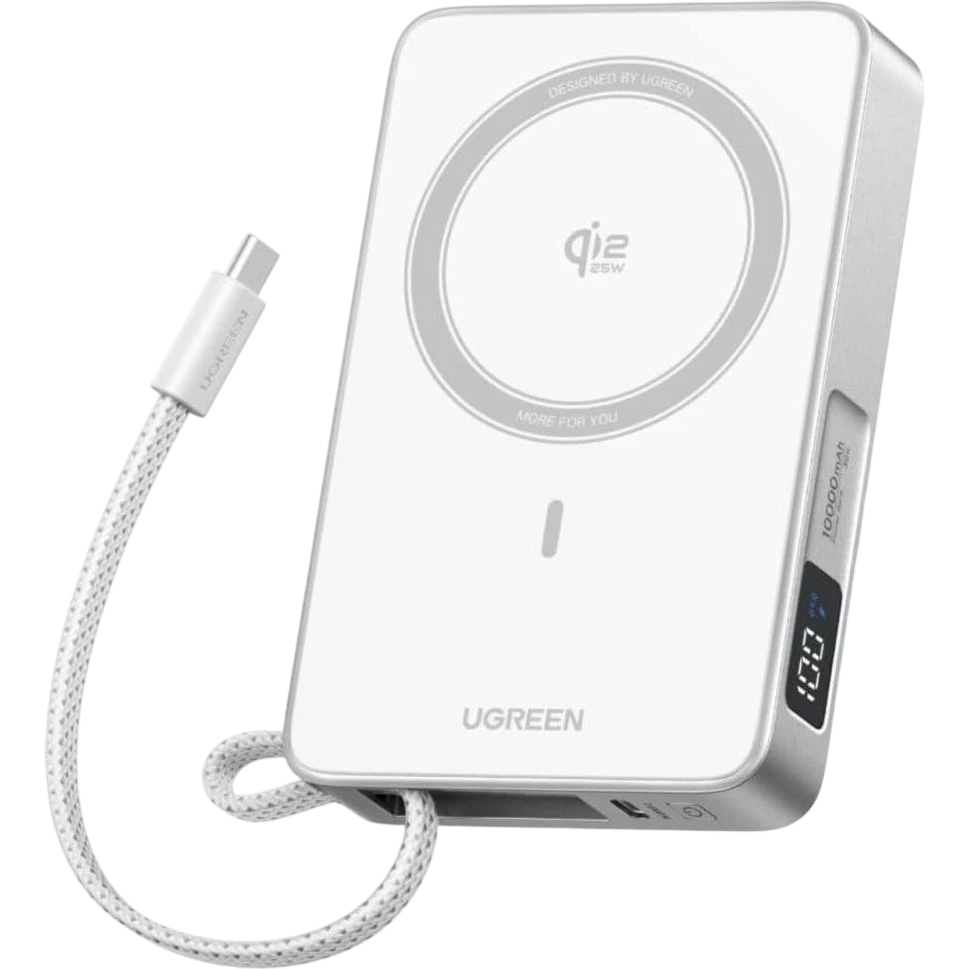 Внешний аккумулятор UGREEN PB773 White (95027B)