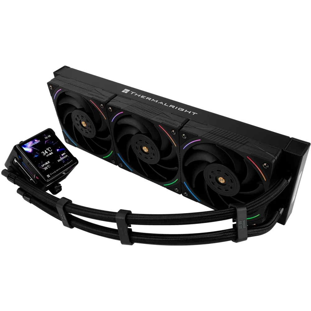 ..... СЖО Thermalright Elite Vision 360 ARGB Black (0444) Б/У - E-VISION-360-BL-ARGB - фото 2