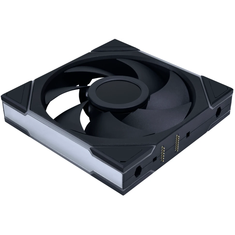 ..... Вентилятор для корпуса Lian Li UNI Fan TL Wireless LCD 140 Black (1377), Б/У - G99.14TLLCD1W1B.R0 - фото 4