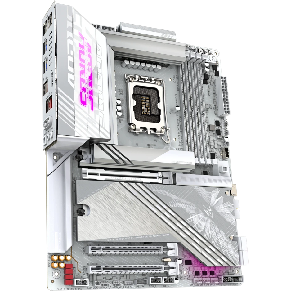..... Материнская плата Gigabyte Z890 AORUS ELITE X ICE (2563) Б/У - фото 2