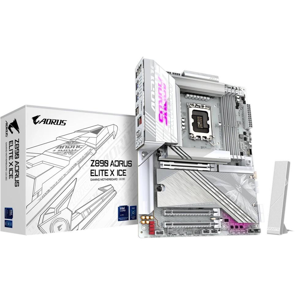 ..... Материнская плата Gigabyte Z890 AORUS ELITE X ICE (2563) Б/У - фото 6