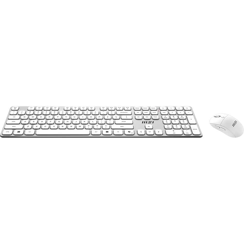Клавиатура + мышь MSI Forge K210 Wireless Combo White - S11-43RU310-Y92 - фото 2
