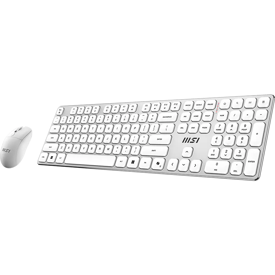 Клавиатура + мышь MSI Forge K210 Wireless Combo White - S11-43RU310-Y92 - фото 3