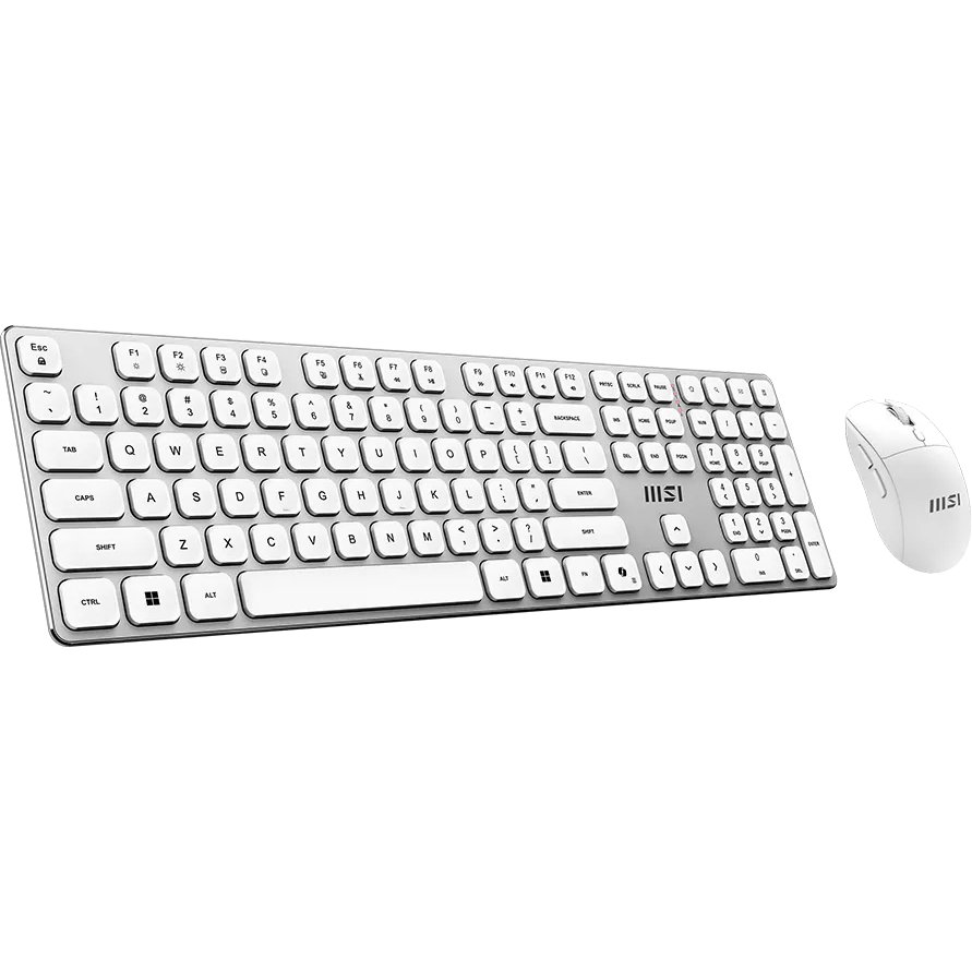 Клавиатура + мышь MSI Forge K210 Wireless Combo White - S11-43RU310-Y92 - фото 4