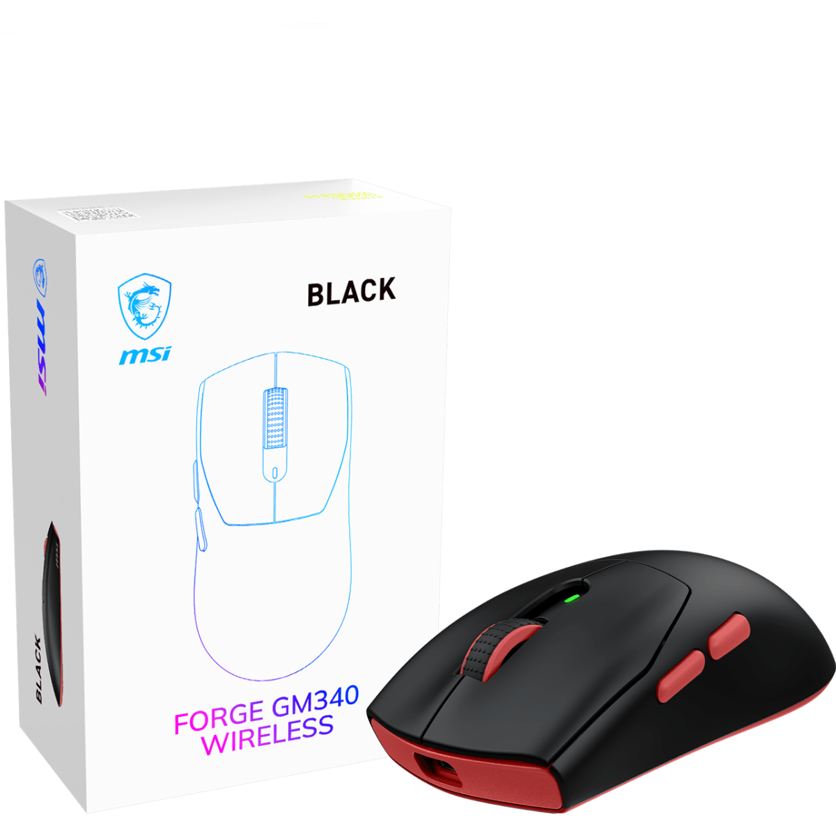 Мышь MSI Forge GM340 Wireless Black - S12-4301730-HH9 - фото 4