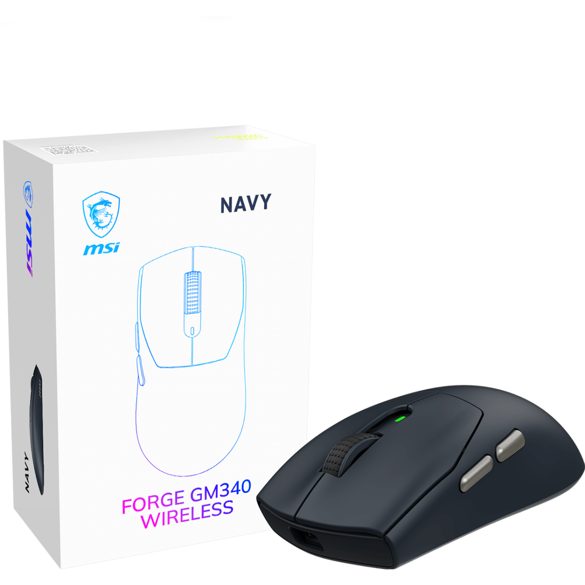Мышь MSI Forge GM340 Wireless Navy - S12-4301790-HH9 - фото 11