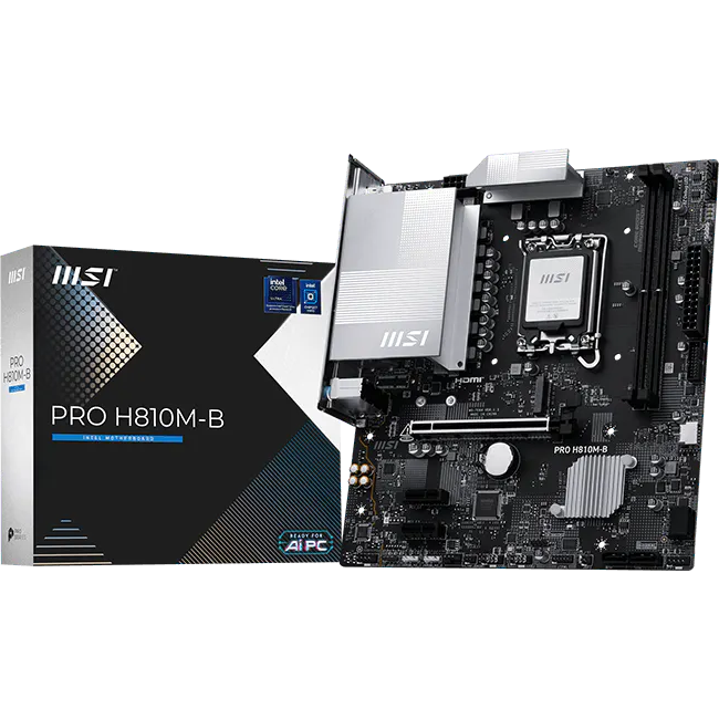 Материнская плата MSI PRO H810M-B - фото 5