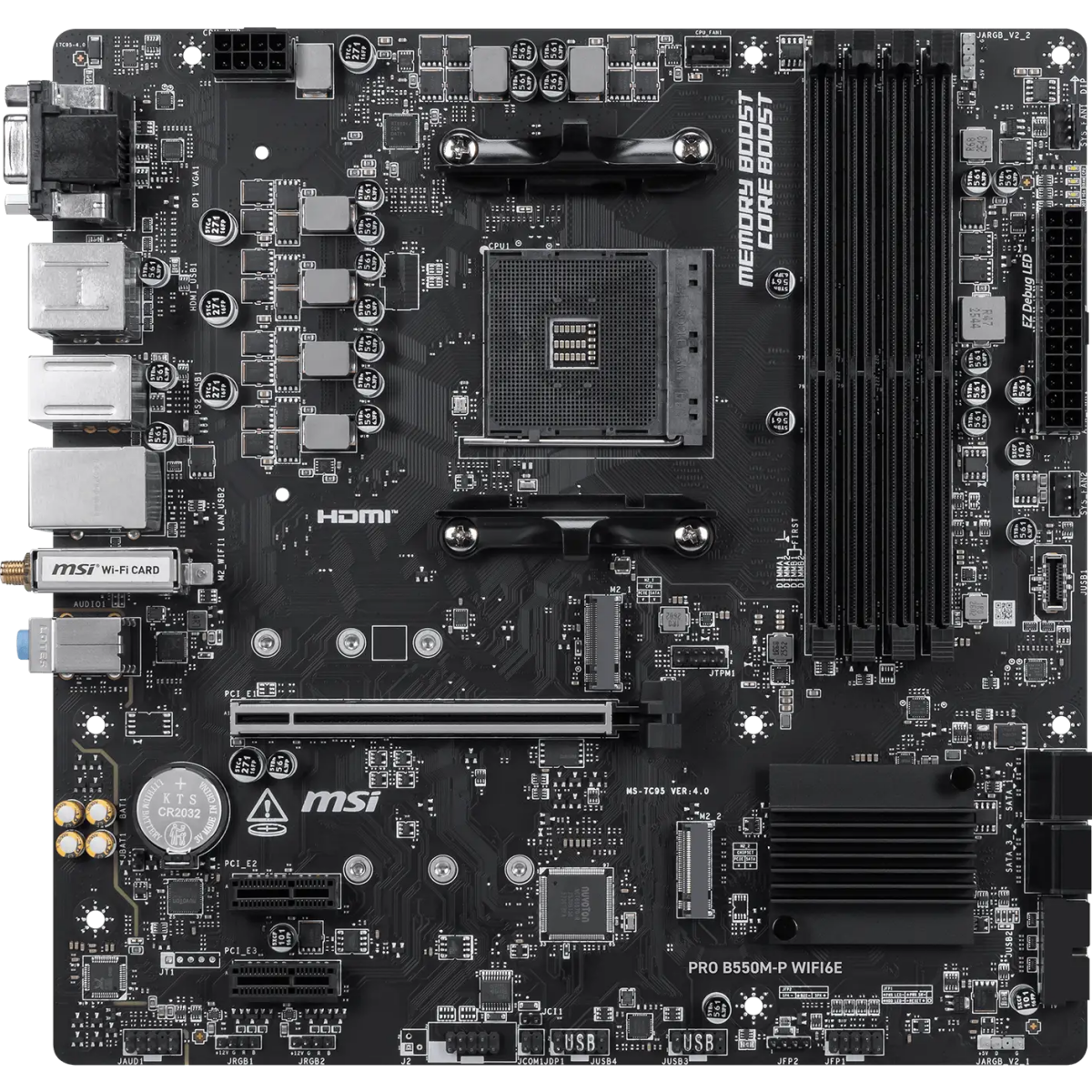 Материнская плата MSI PRO B550M-P WIFI6E