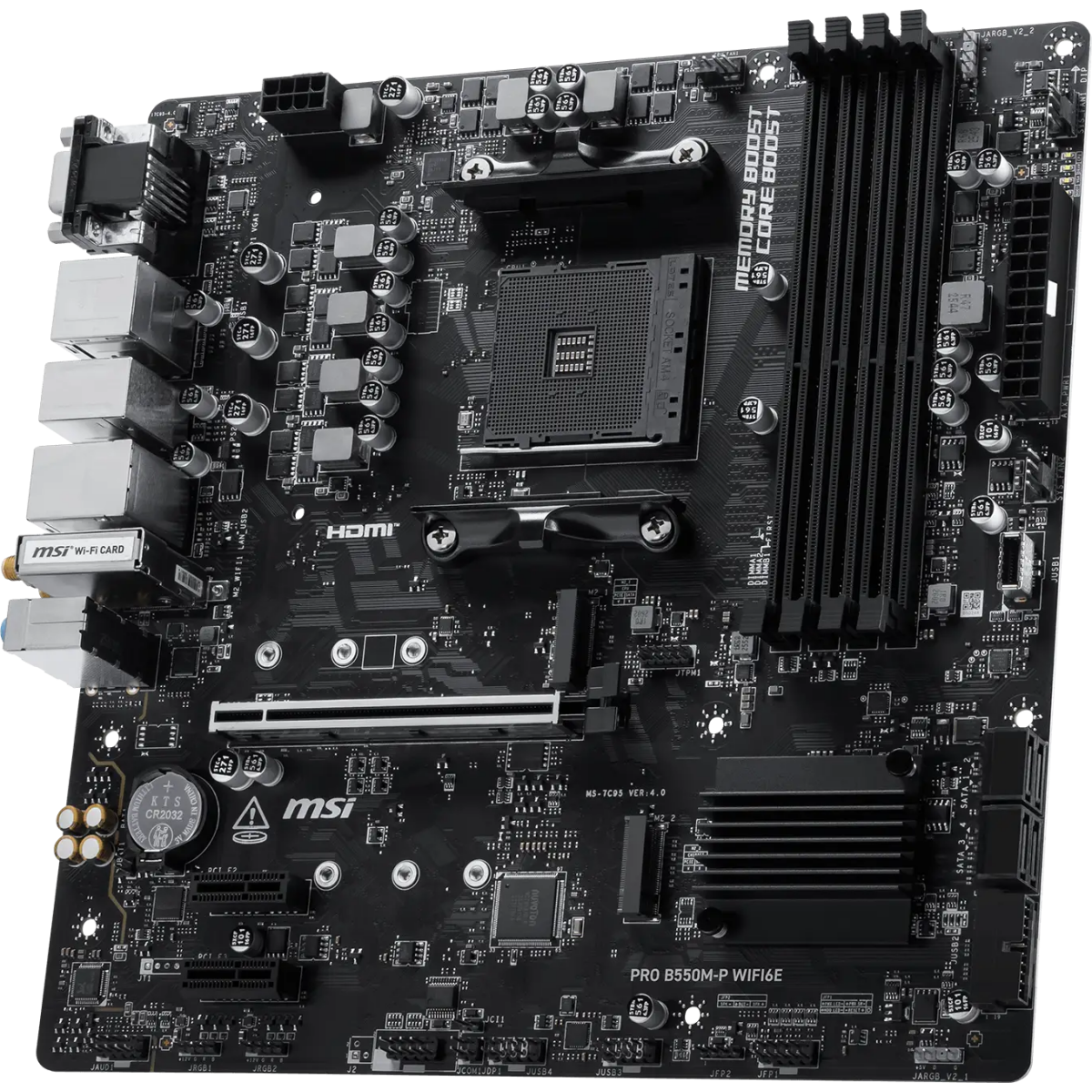 Материнская плата MSI PRO B550M-P WIFI6E - фото 2