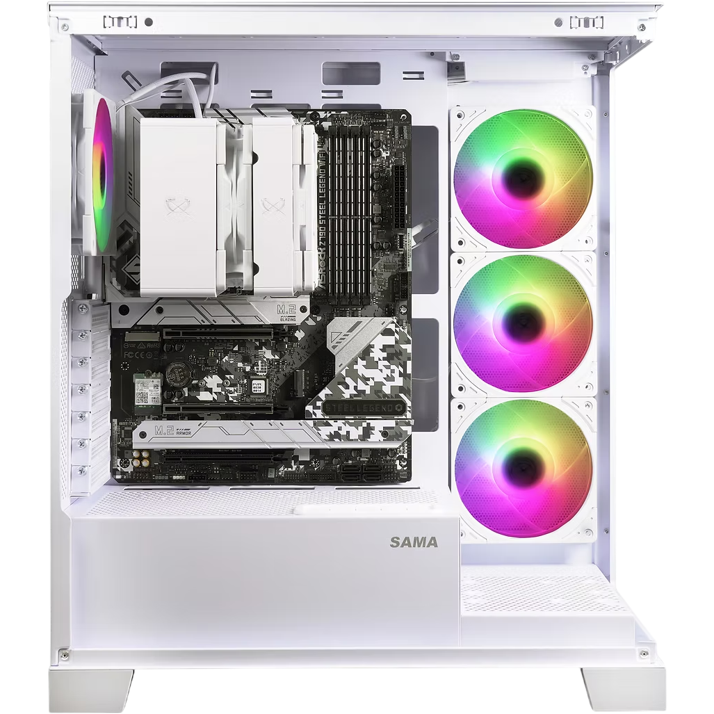 Вентилятор для корпуса Scythe Wonder Tornado 120 White ARGB PWM (WT1225FD25WARX3-P) - фото 8