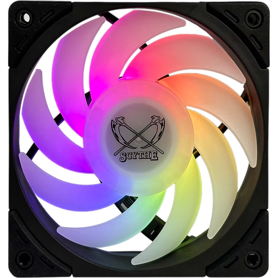 Вентилятор для корпуса Scythe Wonder Tornado 120 White PWM (WT1225FD25AR-P)