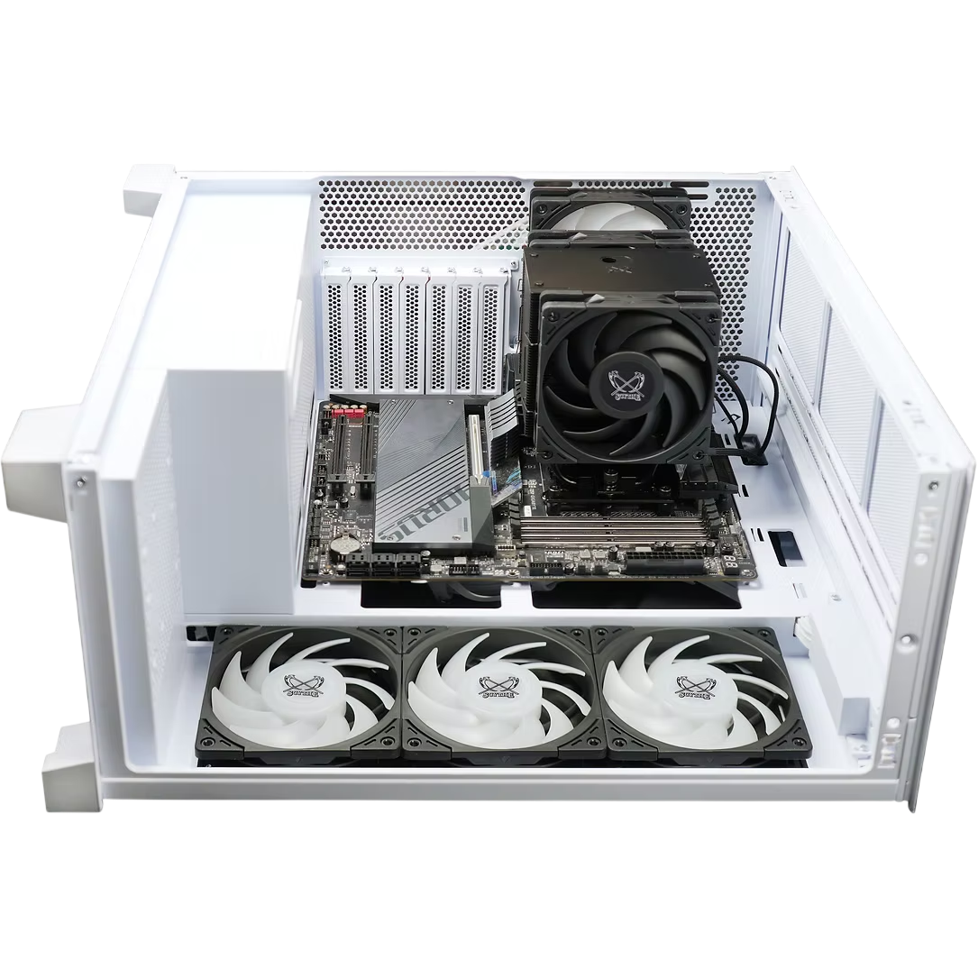 Вентилятор для корпуса Scythe Wonder Tornado 120 White PWM (WT1225FD25AR-P) - фото 8