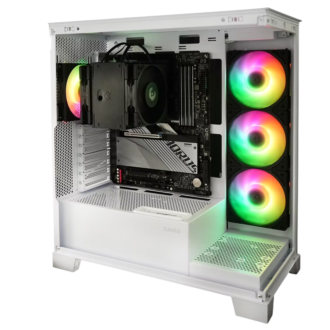 Вентилятор для корпуса Scythe Wonder Tornado 120 White PWM (WT1225FD25AR-P) - фото 7