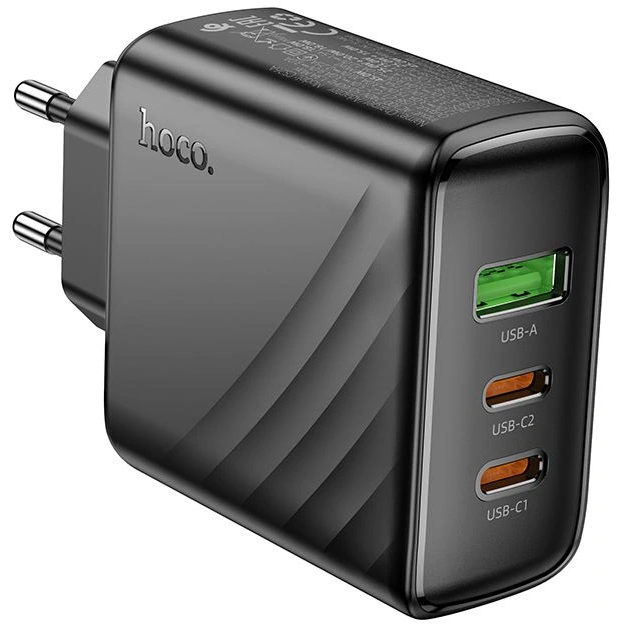 Сетевое зарядное устройство HOCO CS26A Article Black - 6942007639811