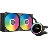Система жидкостного охлаждения PCcooler DA240 Max ARGB Black (DA240 MAX ARGB BK)