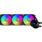 Система жидкостного охлаждения PCcooler DA360 V2 ARGB Black - DA360V2-BKAWXX-GL - фото 2