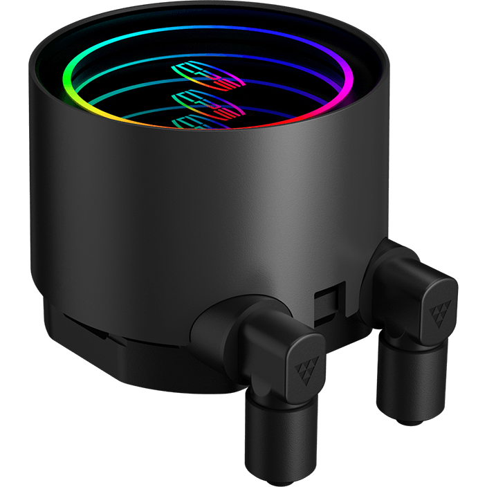 Система жидкостного охлаждения PCcooler DA360 V2 ARGB Black - DA360V2-BKAWXX-GL - фото 5