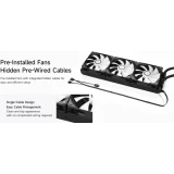 Система жидкостного охлаждения PCcooler DA360 V2 ARGB Black (DA360V2-BKAWXX-GL)