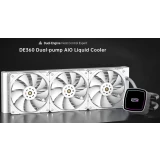 Система жидкостного охлаждения PCcooler DE360 White (D5-Q360WWHNXX-GL)