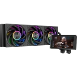 Система жидкостного охлаждения PCcooler Max ARGB Display Black (DT360Max-BKAWXY-GL)