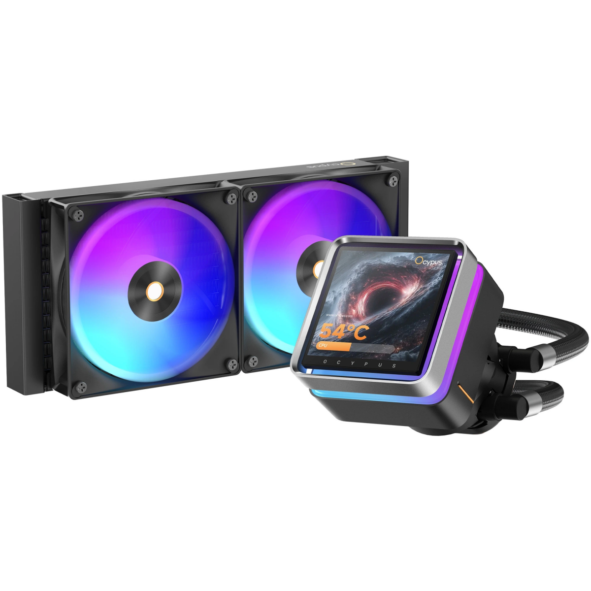 Система жидкостного охлаждения Ocypus Sigma L24 EX ARGB BK - Sigma-L24-BK2AAWLN00E-GL