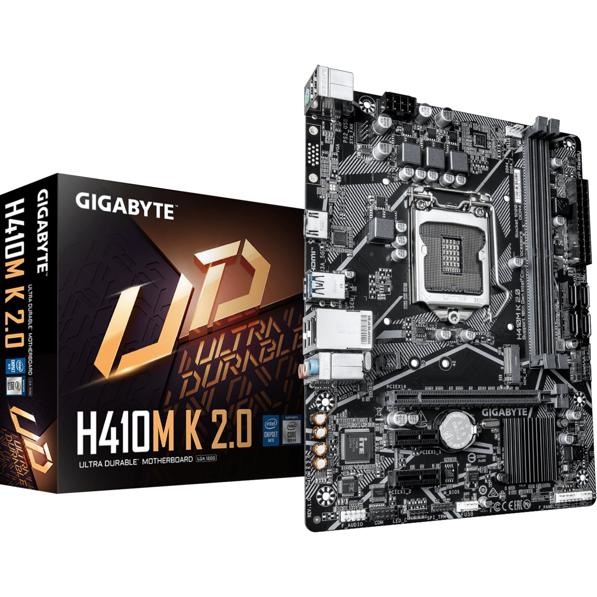 Материнская плата Gigabyte H410M K 2.0 - фото 4