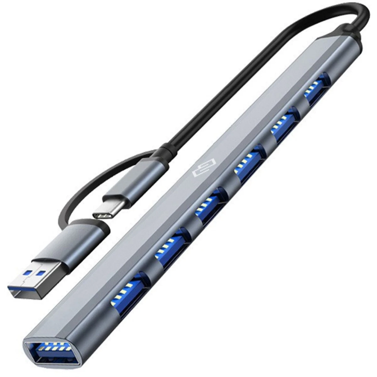 USB-концентратор Digma DHUB-7USB-AC-3.0