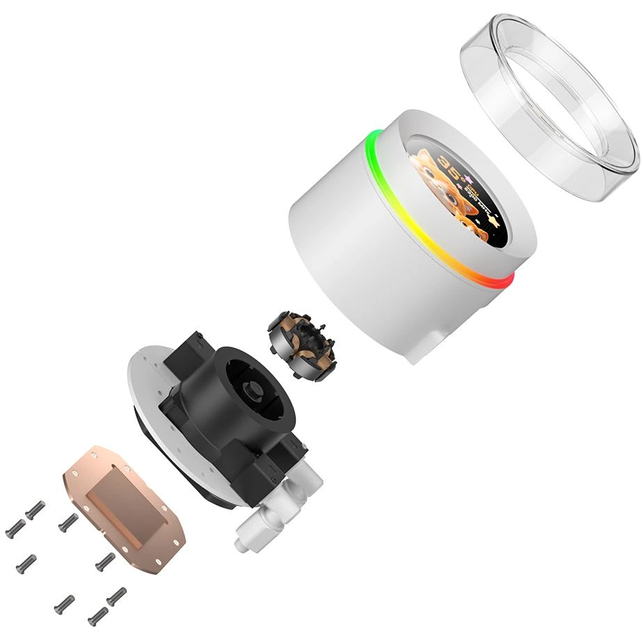 Система жидкостного охлаждения ID-COOLING SL240 V2 WHITE - фото 10